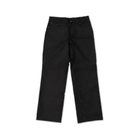 Black Coated Baggy Pants