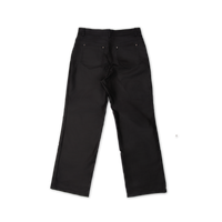 Black Coated Baggy Pants