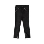 Black Coated Biker Skinny Pants