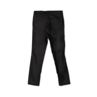 Black Coated Biker Skinny Pants