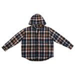 Plaid Button-Up Jacket