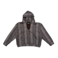 Snake Skin Neoprene Hoodie
