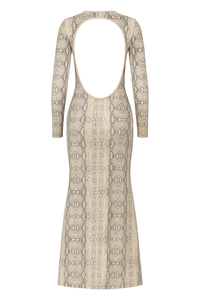 Unique Snake Ribbed Dress